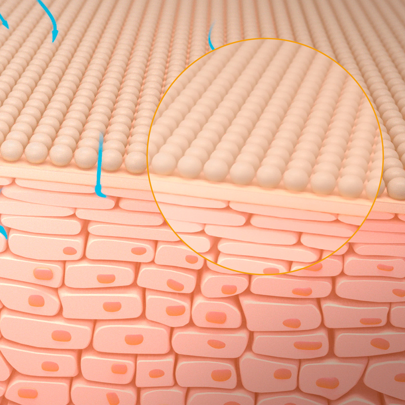 Tecnología transpirable Photoderm cover touch