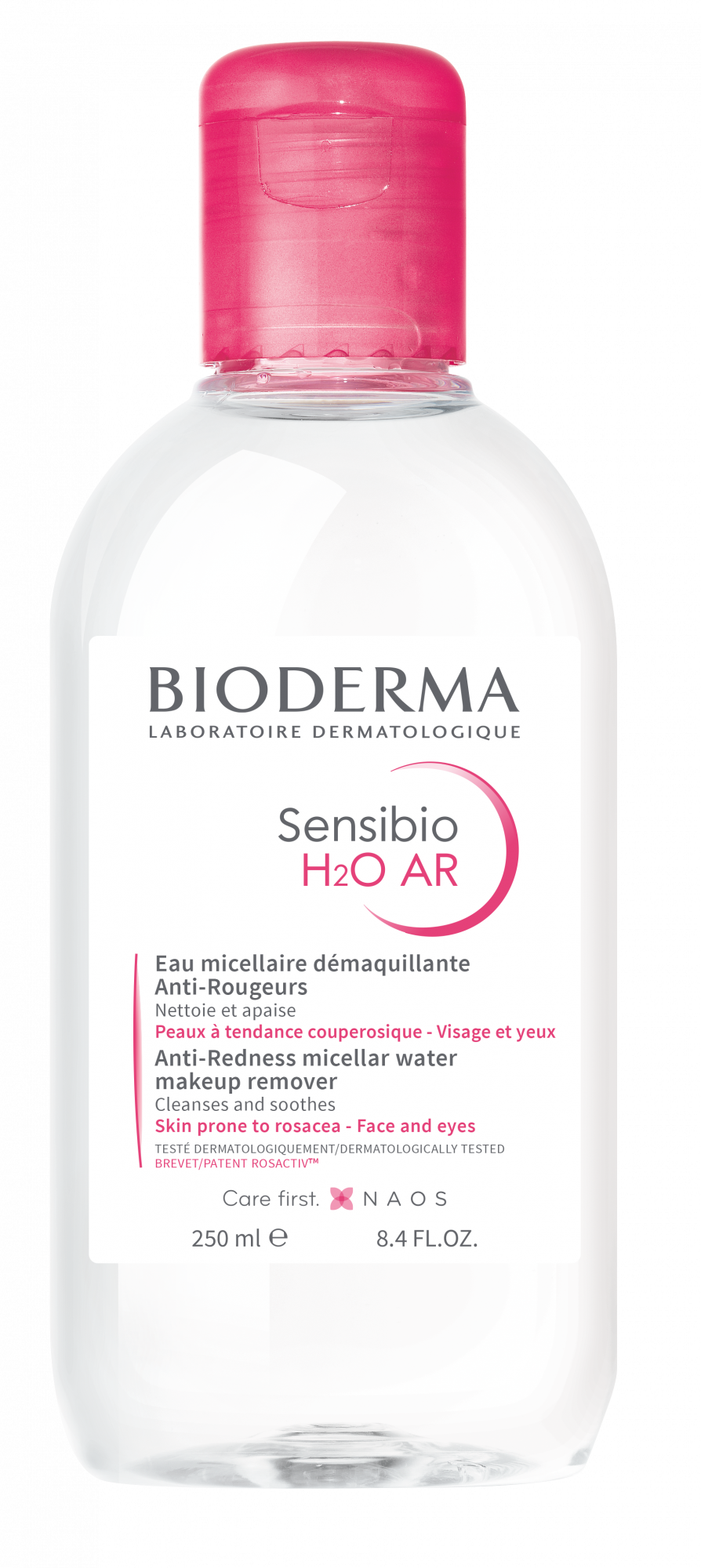 SENSIBIO H2O AR, Agua micelar limpiadora desmaquillante para piel sensible  o con rojeces
