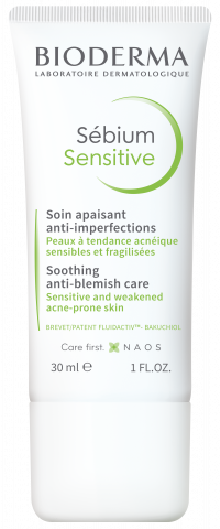 Foto del producto BIODERMA, Sebium Sensitive 30ml, tratamiento para piel propensa al acné