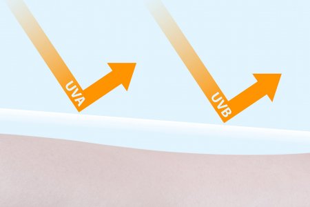 Gráfico sobre la protección solar en la piel